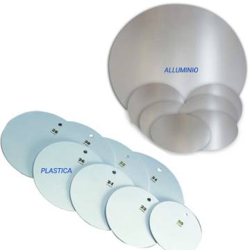 DISCO SOTTOTORTA IN ALLUMINIO E IN PLASTICA