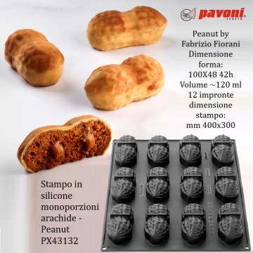 STAMPO PER FRUTTA REALISTICA PEANUT
