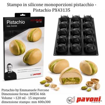 STAMPO PER FRUTTA REALISTICA Pistachio PX43135