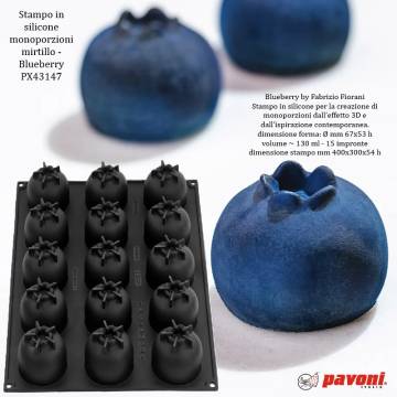 STAMPO PER FRUTTA REALISTICA Blueberry PX43147