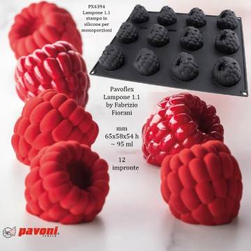 STAMPO PER FRUTTA REALISTICA Lampone 1.1 PX4394