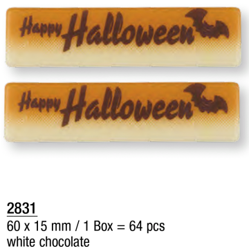HALLOWEEN TARGHETTE DI CIOCCOLATO