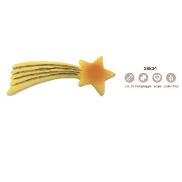 DECORAZIONE NATALE "STELLA COMETA" IN ZUCCHERO PZ60