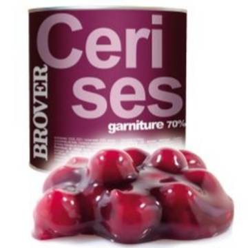 BROVER FRUIT FILLING 70% WHOLE BLACK CILIEGIA 2,7 KG