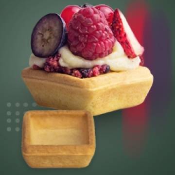 TARTELLETTE FROLLA QUADRATE MIGNON NTL 45X45 PZ 250