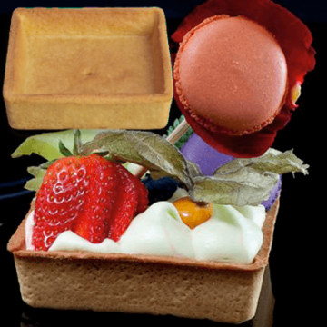 TARTELLETTE FROLLA QUADRATE GRANDI NTL 80X80 PZ 48
